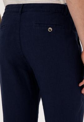 Erkek Lacivert Kanvas Pantolon - 50300193148