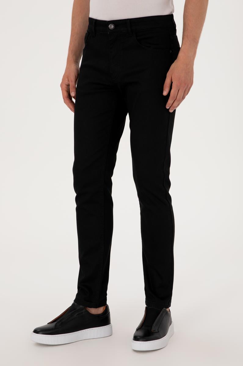 Erkek Siyah Jean Pantolon