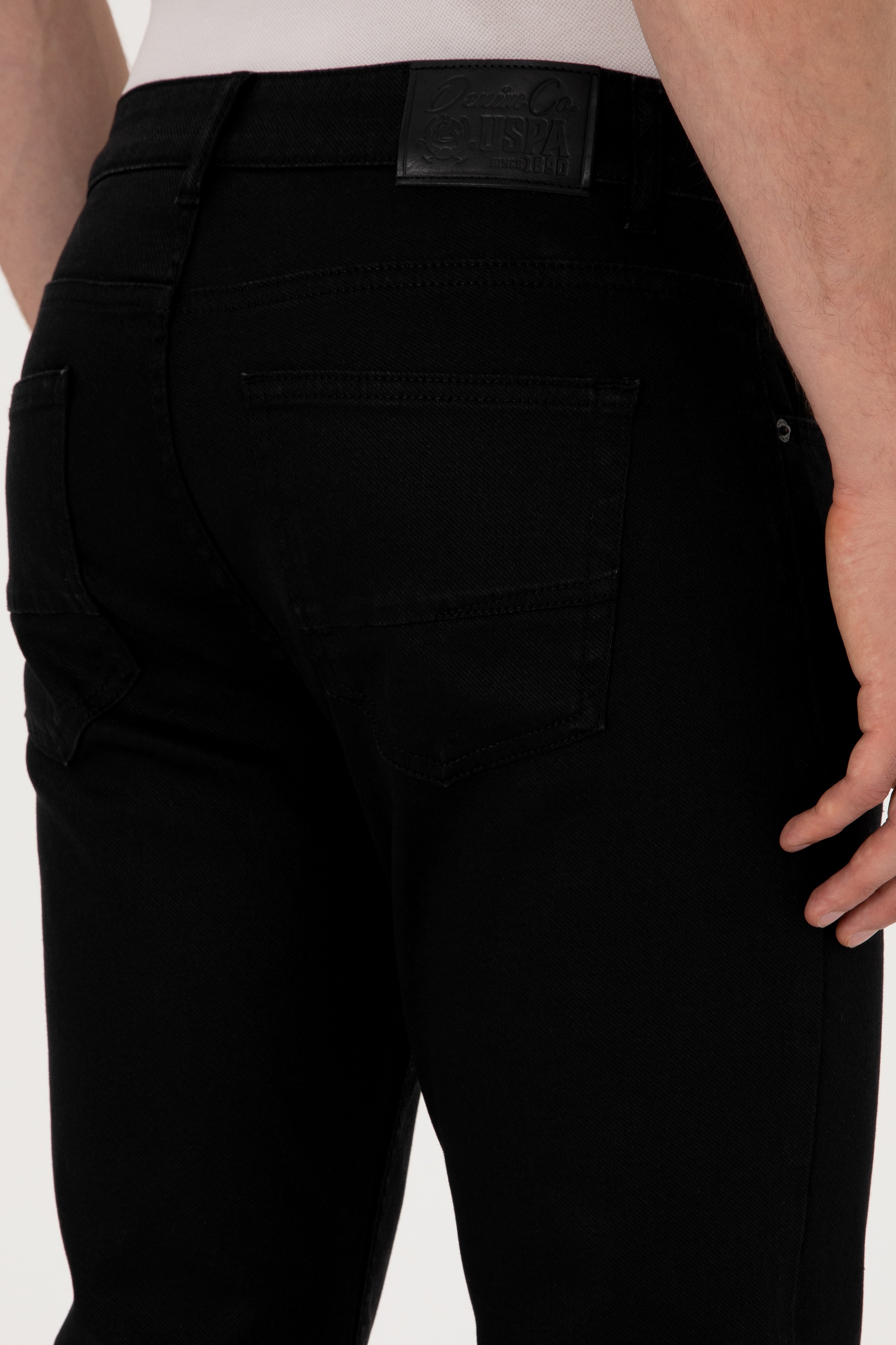 Erkek Siyah Jean Pantolon - Image 6