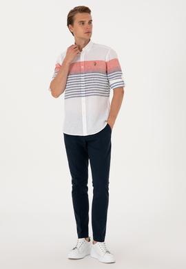 Erkek Lacivert Kanvas Pantolon - 50300476084