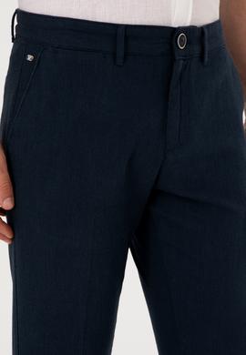 Erkek Lacivert Kanvas Pantolon - 50300476084