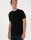 Erkek Regular Fit Siyah Bisiklet Yaka Tişört