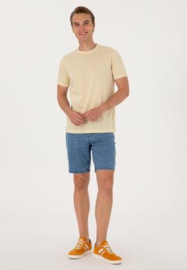 Erkek Mavi Jean Şort - 50304411008