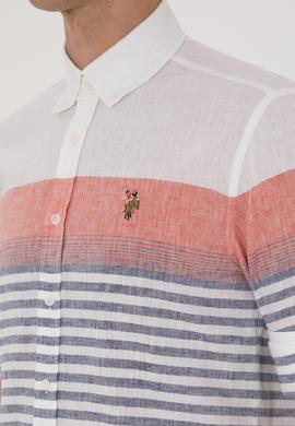 Erkek Kırmızı Uzun Kollu Gömlek - 50300105022