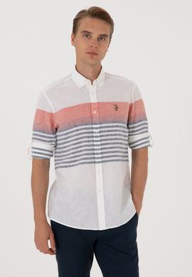 Erkek Kırmızı Uzun Kollu Gömlek - 50300105022