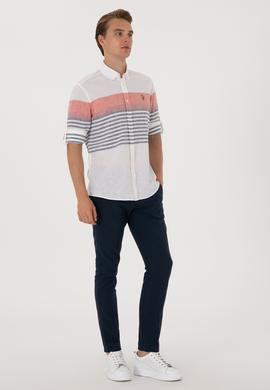 Erkek Kırmızı Uzun Kollu Gömlek - 50300105022