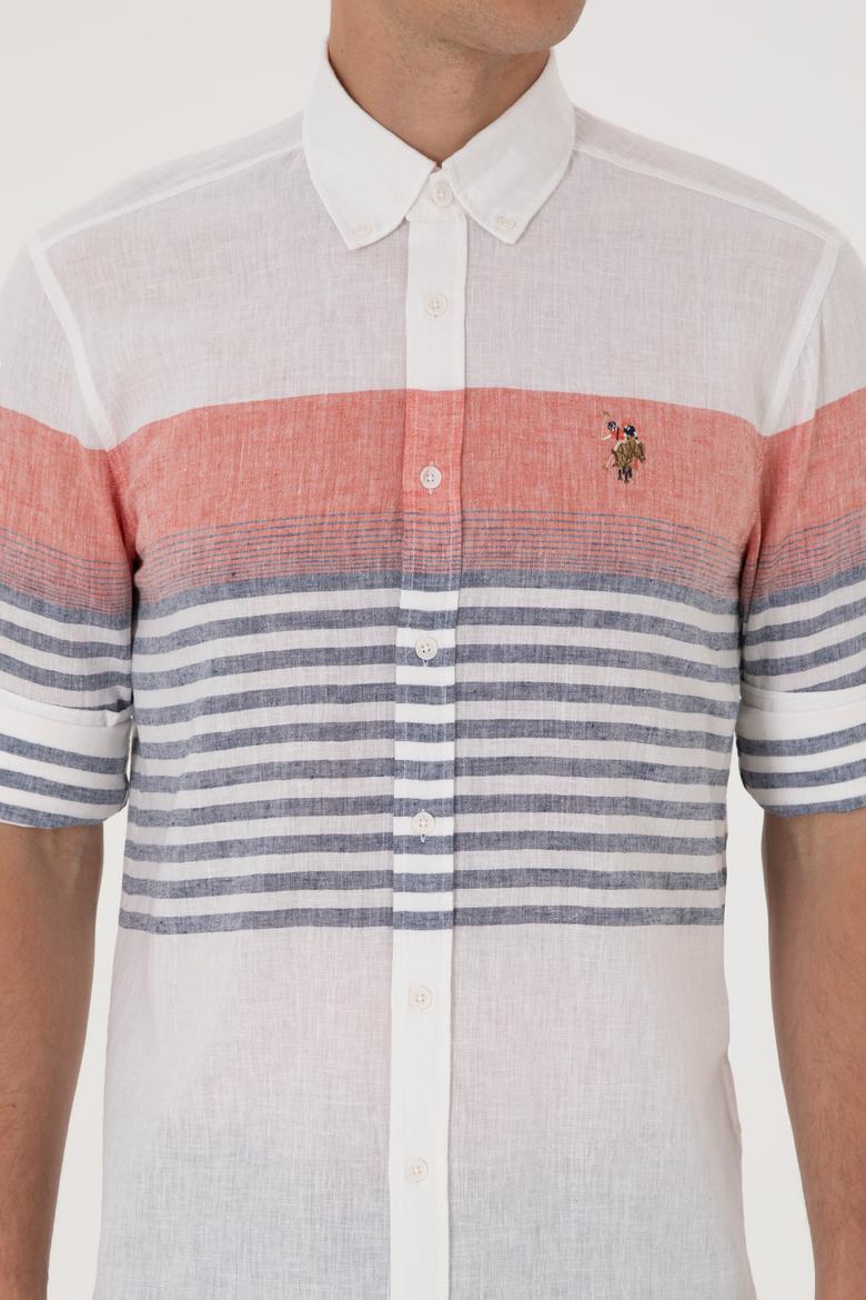 Erkek Kırmızı Uzun Kollu Gömlek - 50300105022