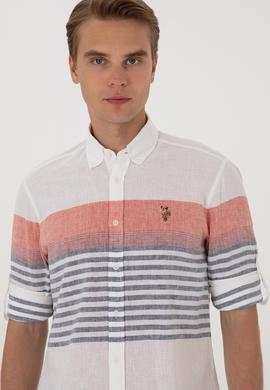 Erkek Kırmızı Uzun Kollu Gömlek - 50300105022