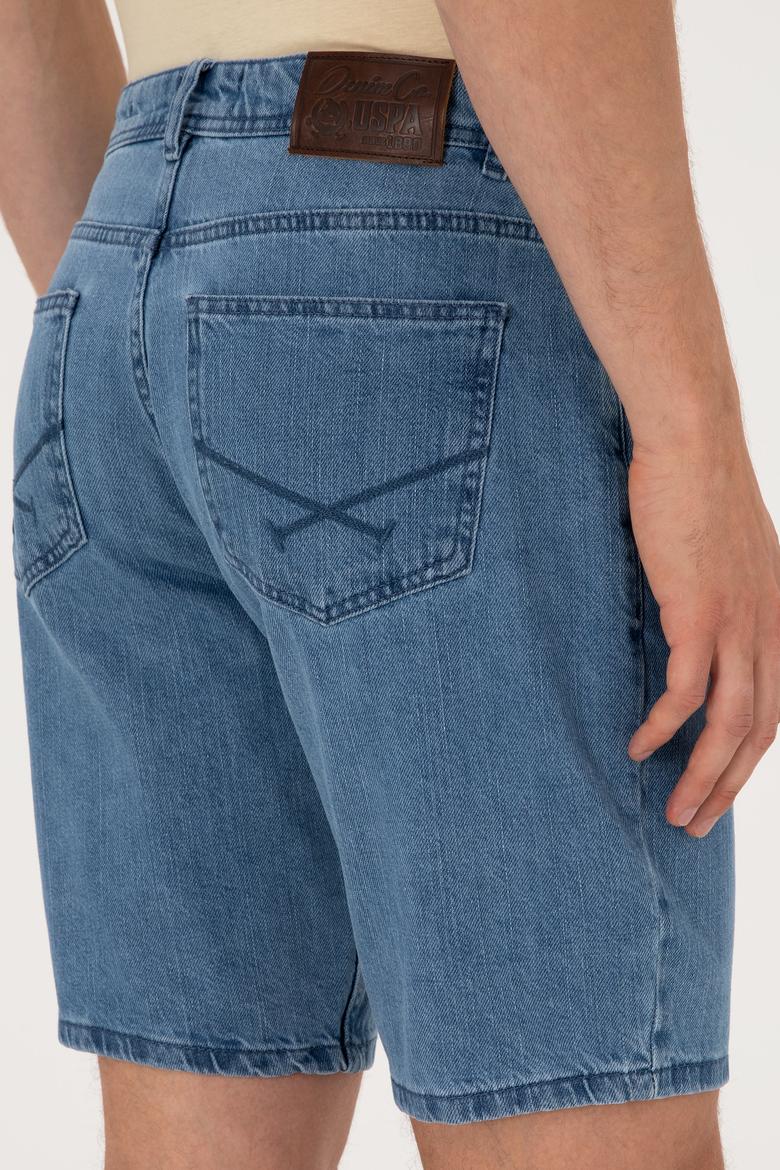 Erkek Mavi Jean Şort - 50304411008