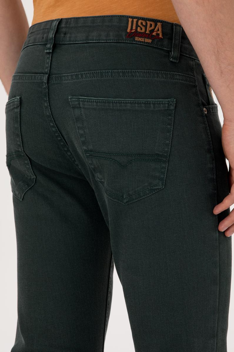 Erkek Yeşil Jean Pantolon