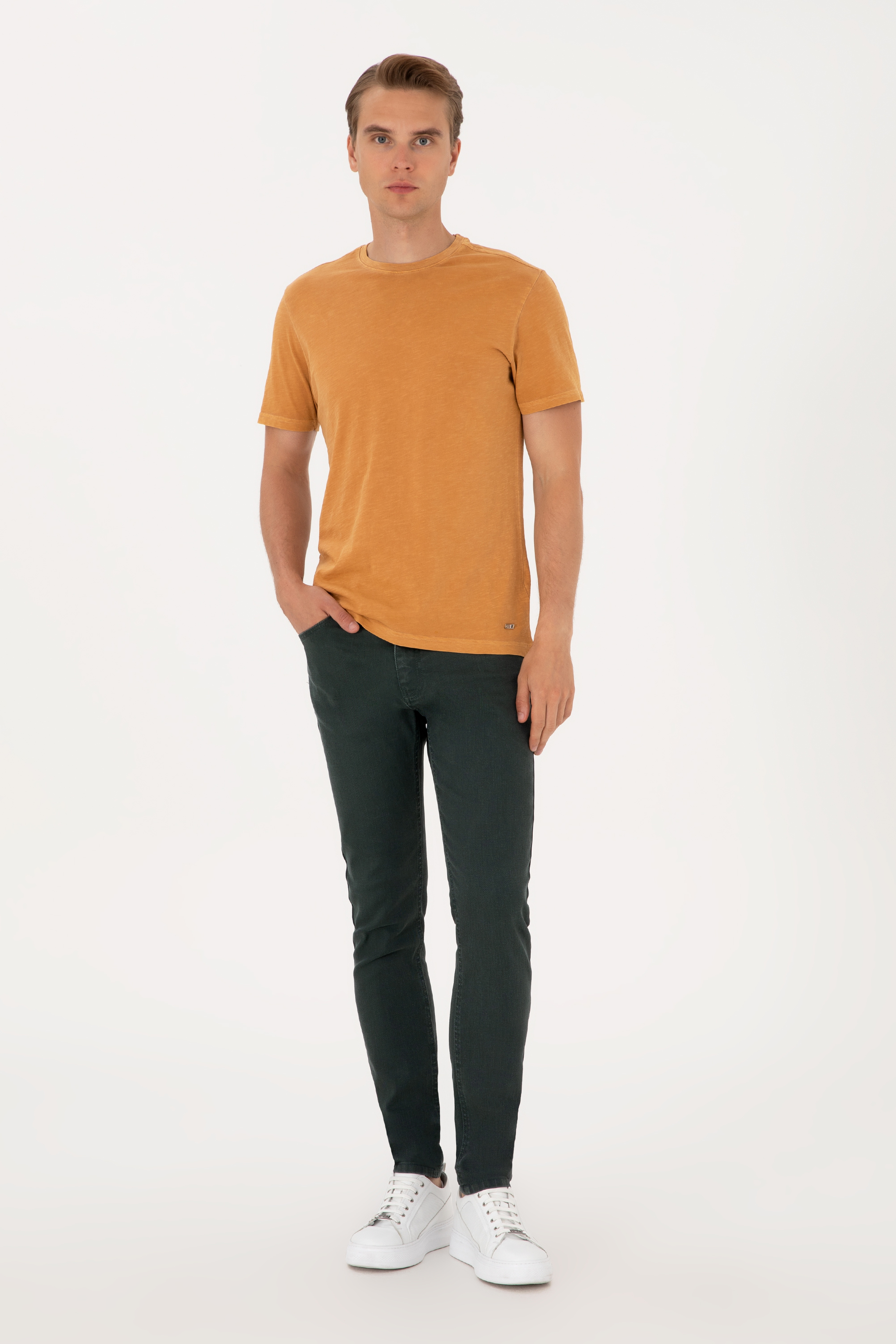 Erkek Yeşil Jean Pantolon - Image 1