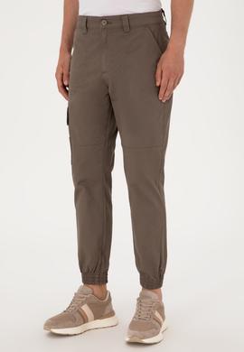 Erkek Vizon Kanvas Pantolon - 50301012377