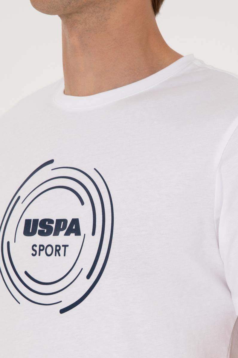 Erkek Regular Fit Bisiklet Yaka Beyaz Tişört