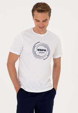 Erkek Regular Fit Bisiklet Yaka Beyaz Tişört - 50300261019