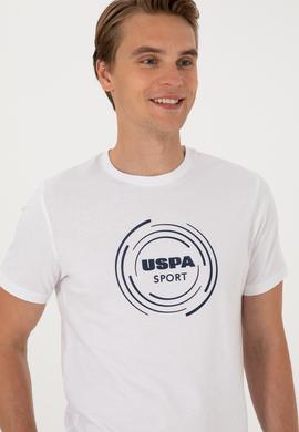 Erkek Regular Fit Bisiklet Yaka Beyaz Tişört - 50300261019