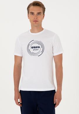 Erkek Regular Fit Bisiklet Yaka Beyaz Tişört - 50300261019