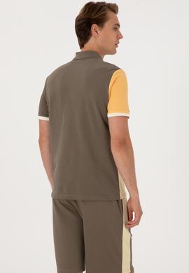Erkek Regular Fit Vizon Polo Yaka Tişört - 50300140017
