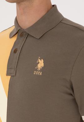 Erkek Regular Fit Vizon Polo Yaka Tişört - 50300140017