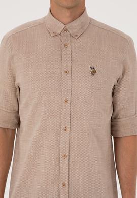 Erkek Camel Uzun Kollu Gömlek - 50300139016