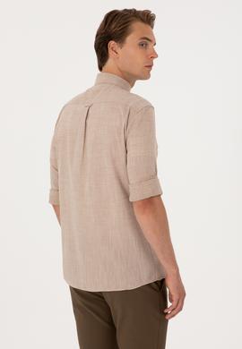 Erkek Camel Uzun Kollu Gömlek - 50300139016