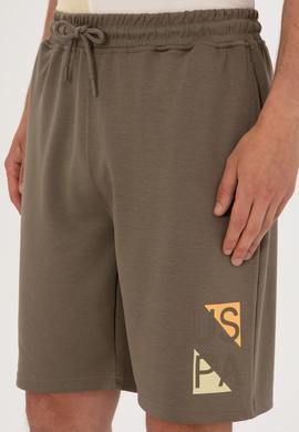 Erkek Vizon Örme Şort - 50299859001