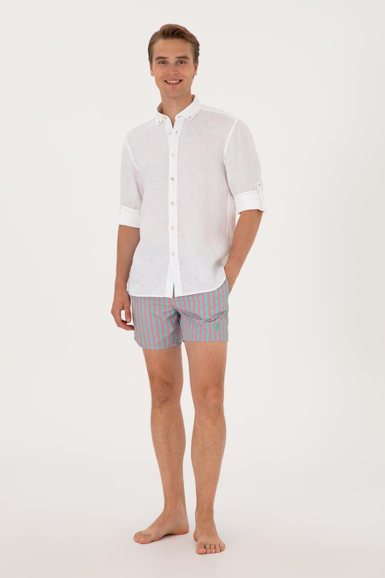 Erkek Mint Deniz Şortu