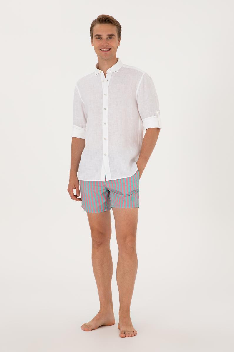 Erkek Mint Deniz Şortu