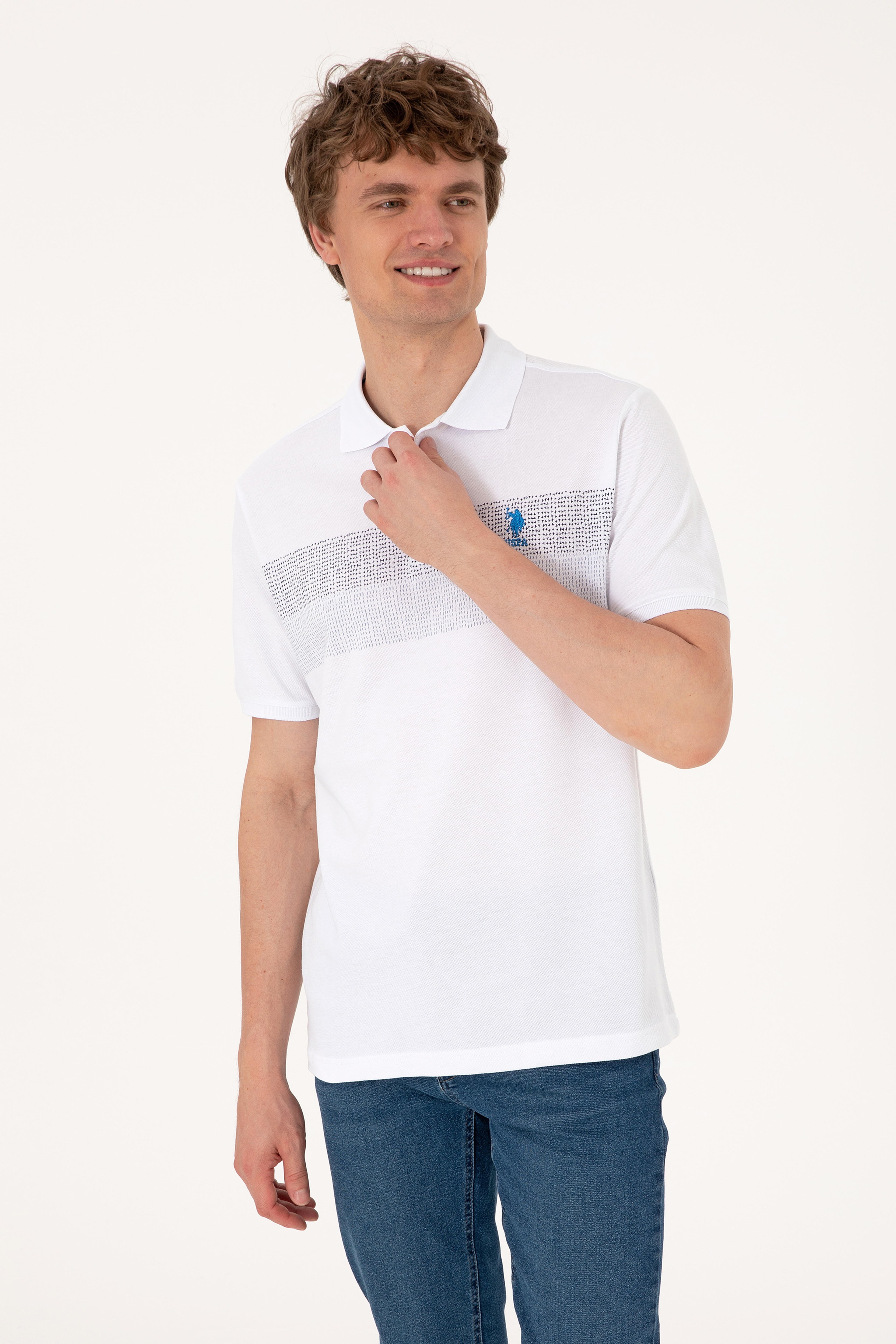 Erkek Regular Fit Lacivert Polo Yaka Tişört