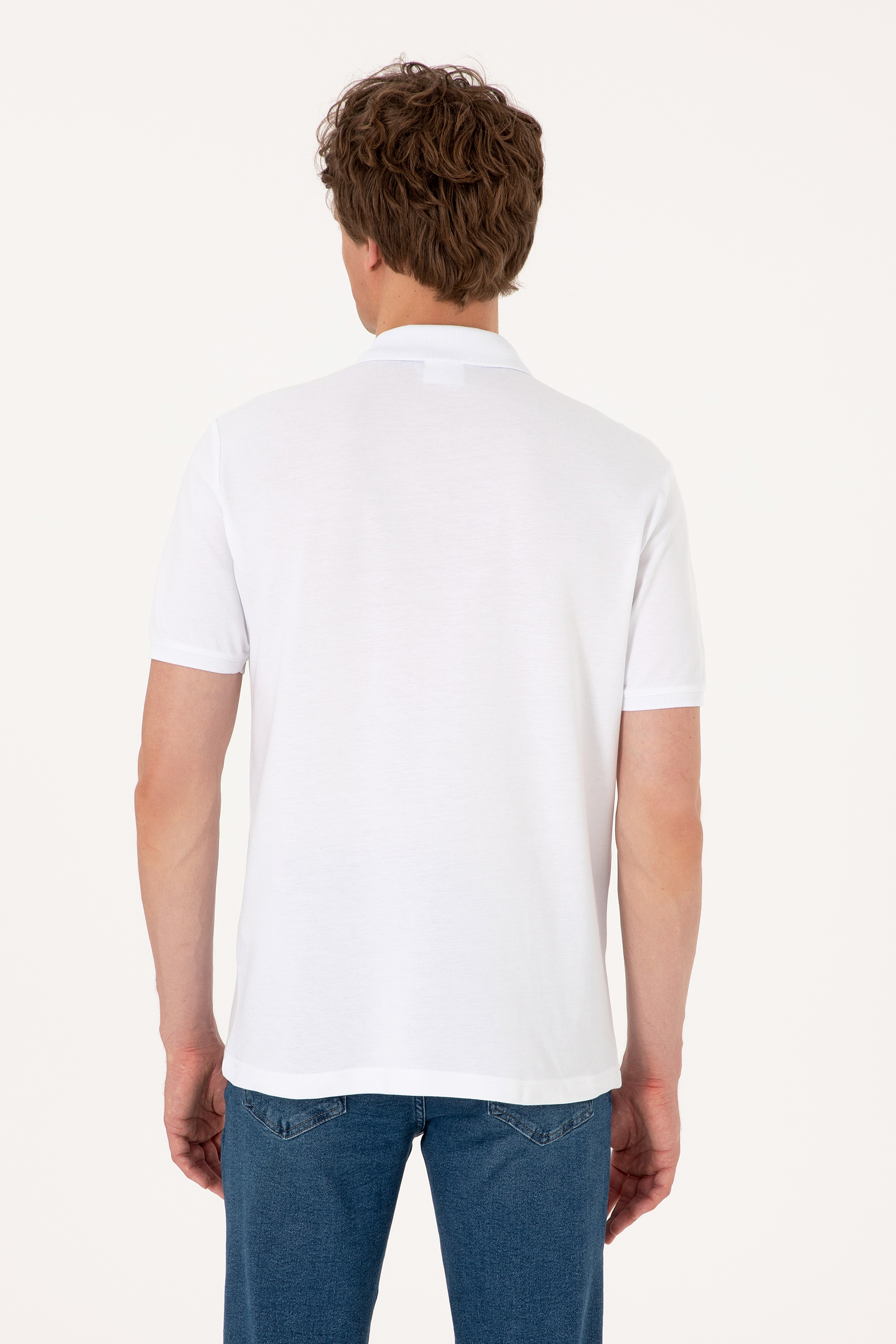 Erkek Regular Fit Lacivert Polo Yaka Tişört - Image 5