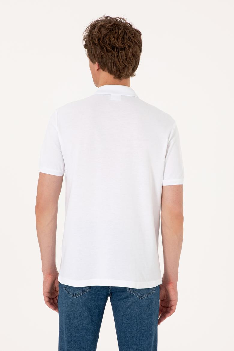 Erkek Regular Fit Lacivert Polo Yaka Tişört - 50306793008