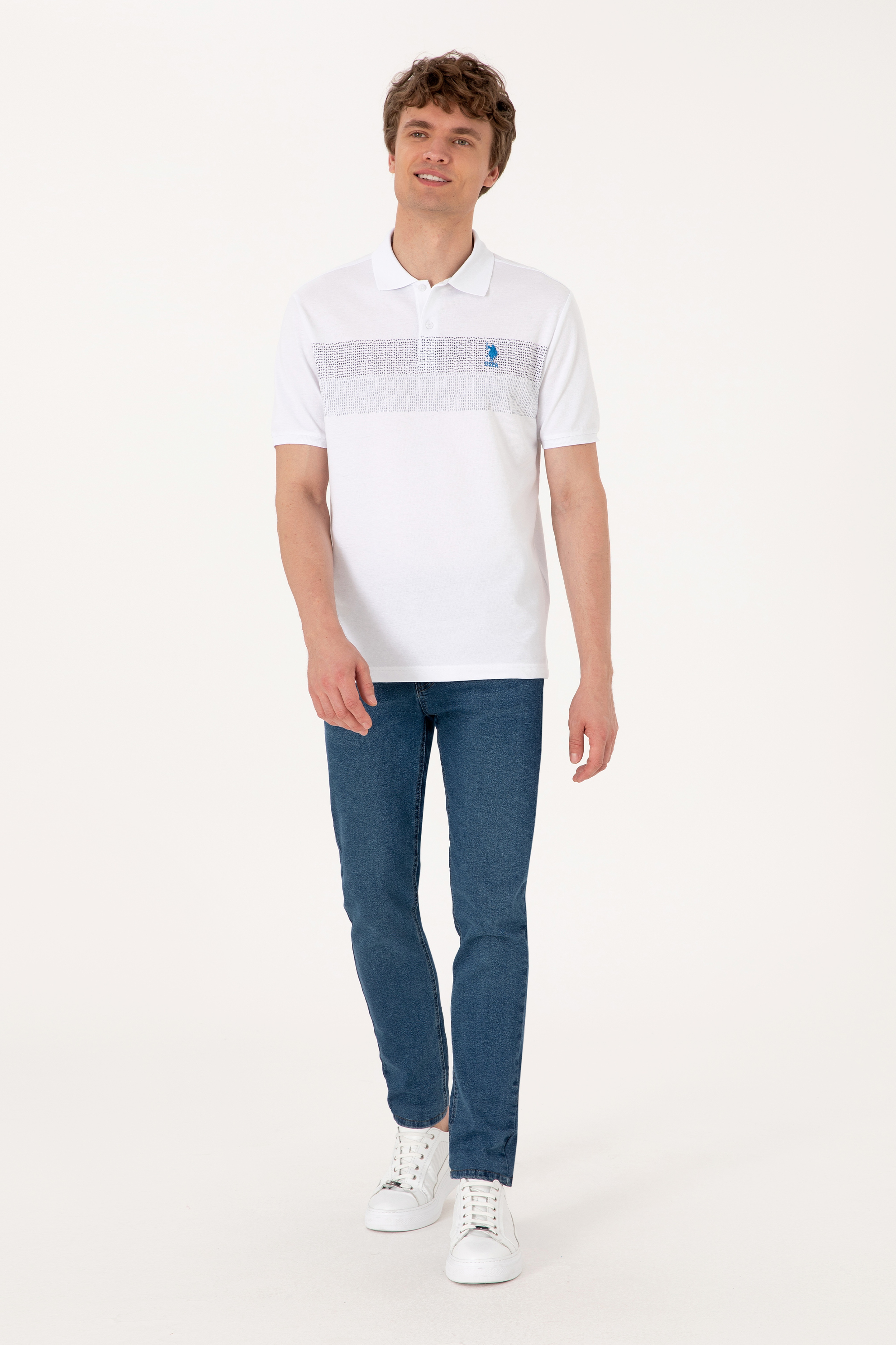 Erkek Regular Fit Lacivert Polo Yaka Tişört