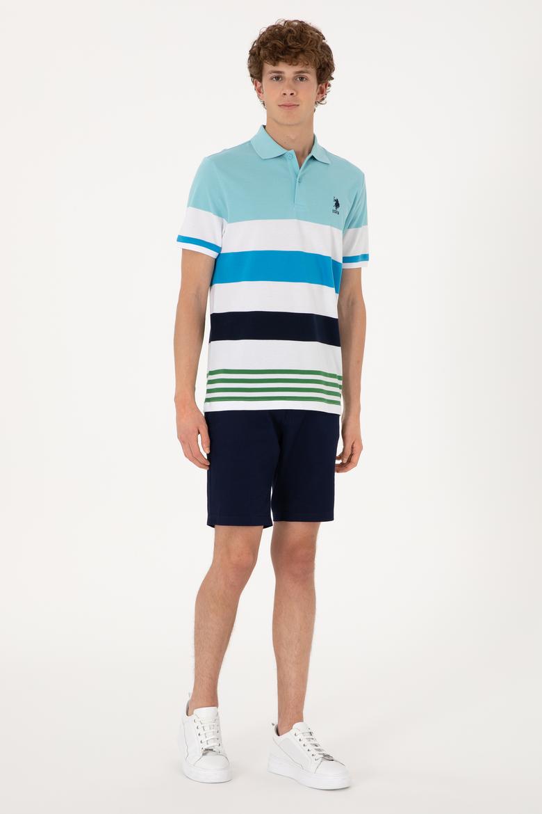Erkek Regular Fit Aqua Polo Yaka Tişört - 50306820008