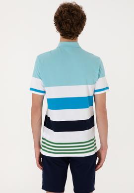 Erkek Regular Fit Aqua Polo Yaka Tişört - 50306820008