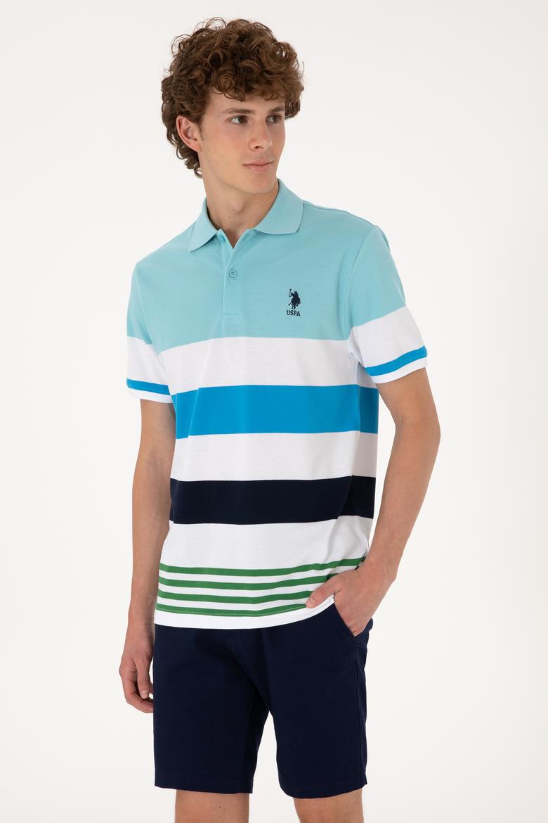 Erkek Regular Fit Aqua Polo Yaka Tişört - 50306820008