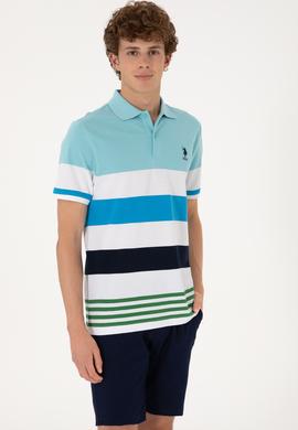 Erkek Regular Fit Aqua Polo Yaka Tişört - 50306820008