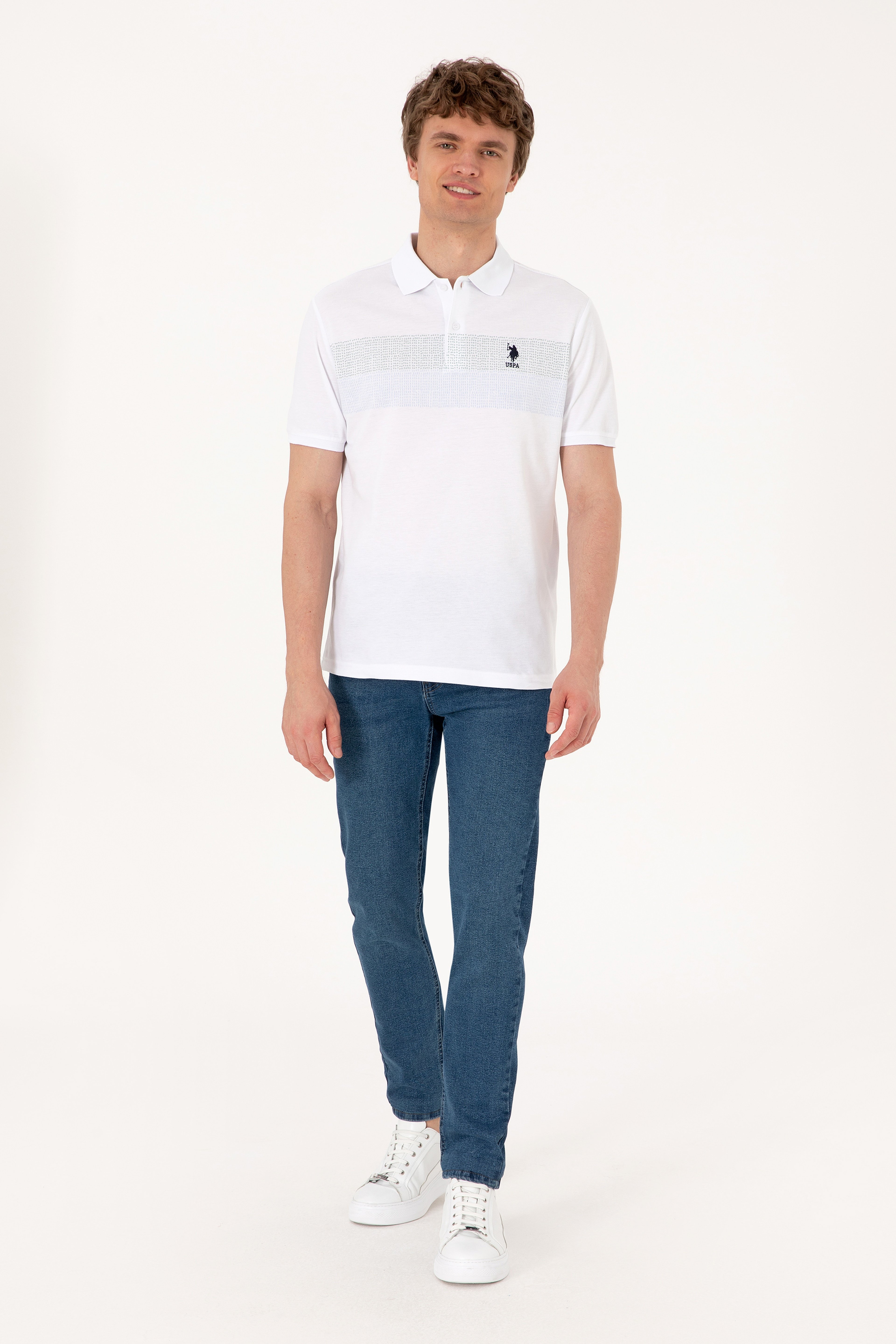 Erkek Regular Fit Mint Polo Yaka Tişört - Image 4