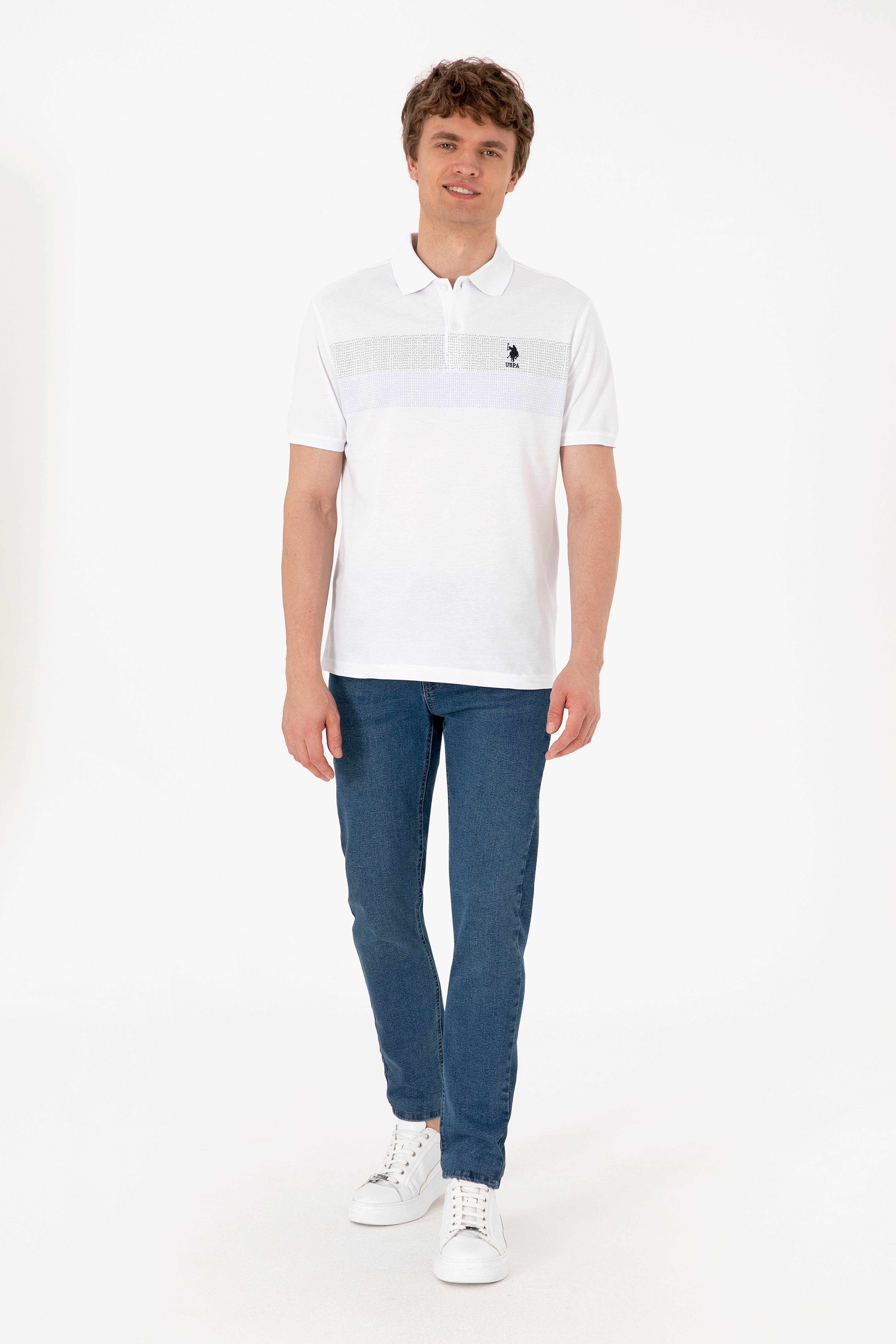 Erkek Regular Fit Mint Polo Yaka Tişört