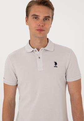 Erkek Açık Gri Basic Tişört - 50298041327