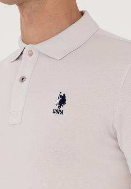 Erkek Açık Gri Basic Tişört - 50298041327