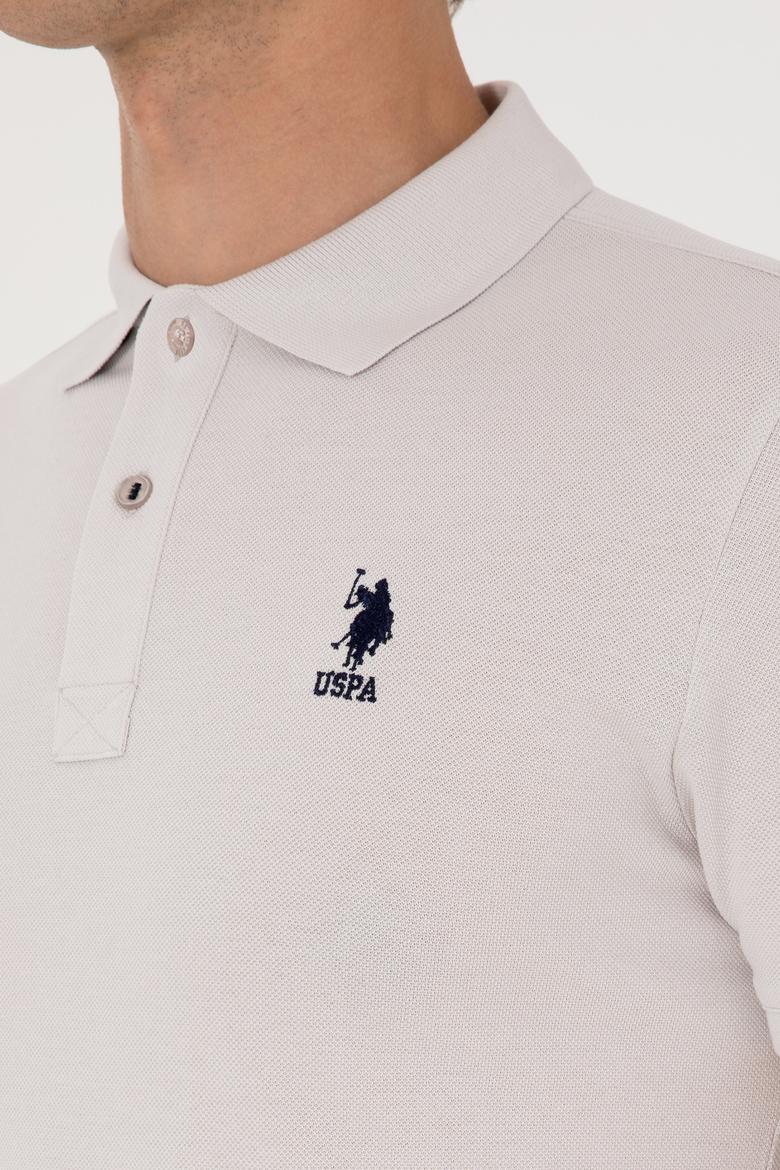 Erkek Açık Gri Basic Tişört - 50298041327