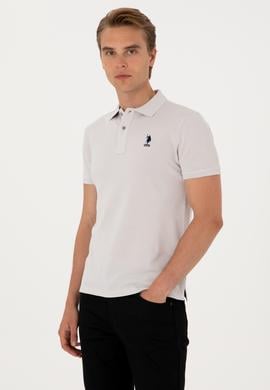 Erkek Açık Gri Basic Tişört - 50298041327