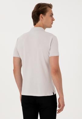 Erkek Açık Gri Basic Tişört - 50298041327