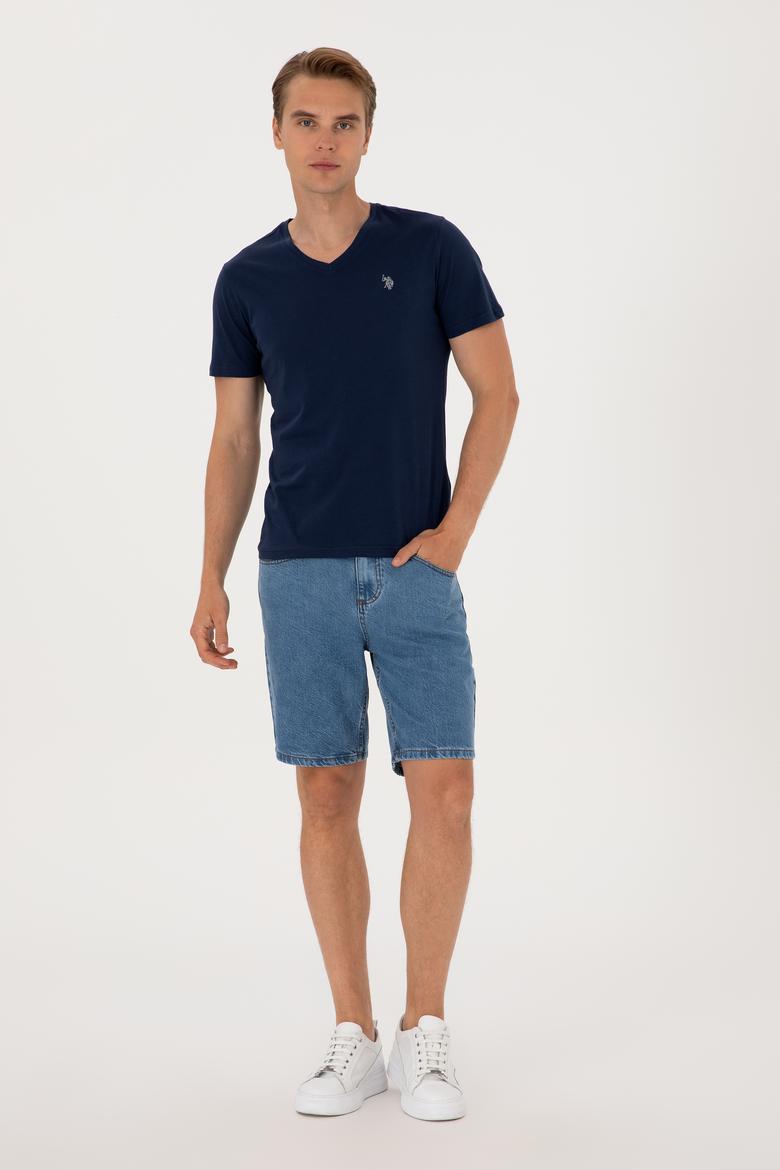 Erkek Lacivert Basic Tişört - 50297985029