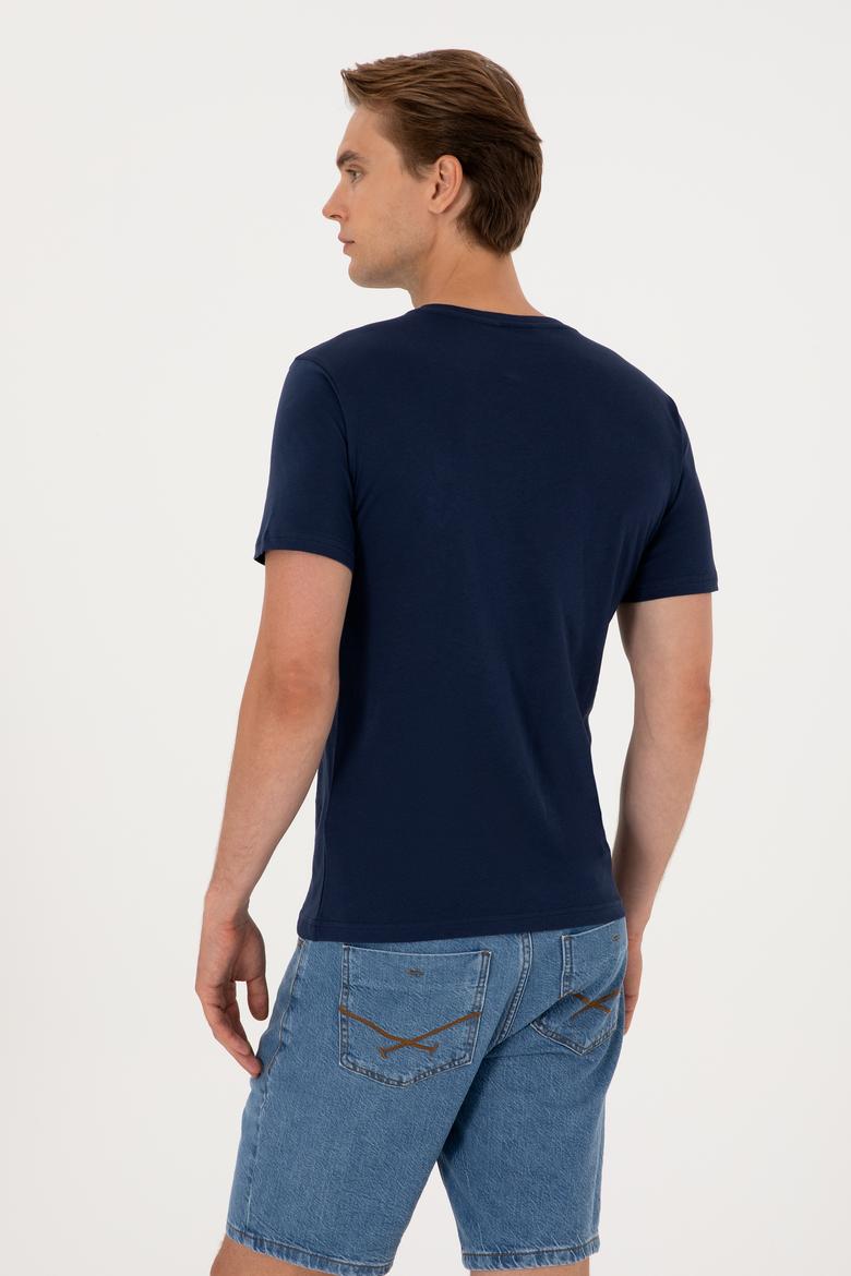 Erkek Lacivert Basic Tişört - 50297985029