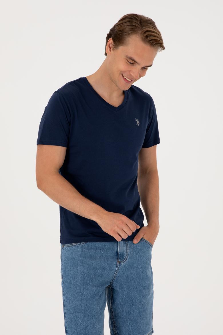 Erkek Lacivert Basic Tişört - 50297985029