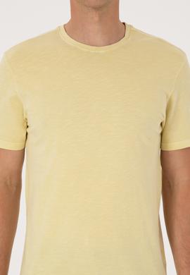 Erkek Açık Haki Basic Tişört - 50297987040