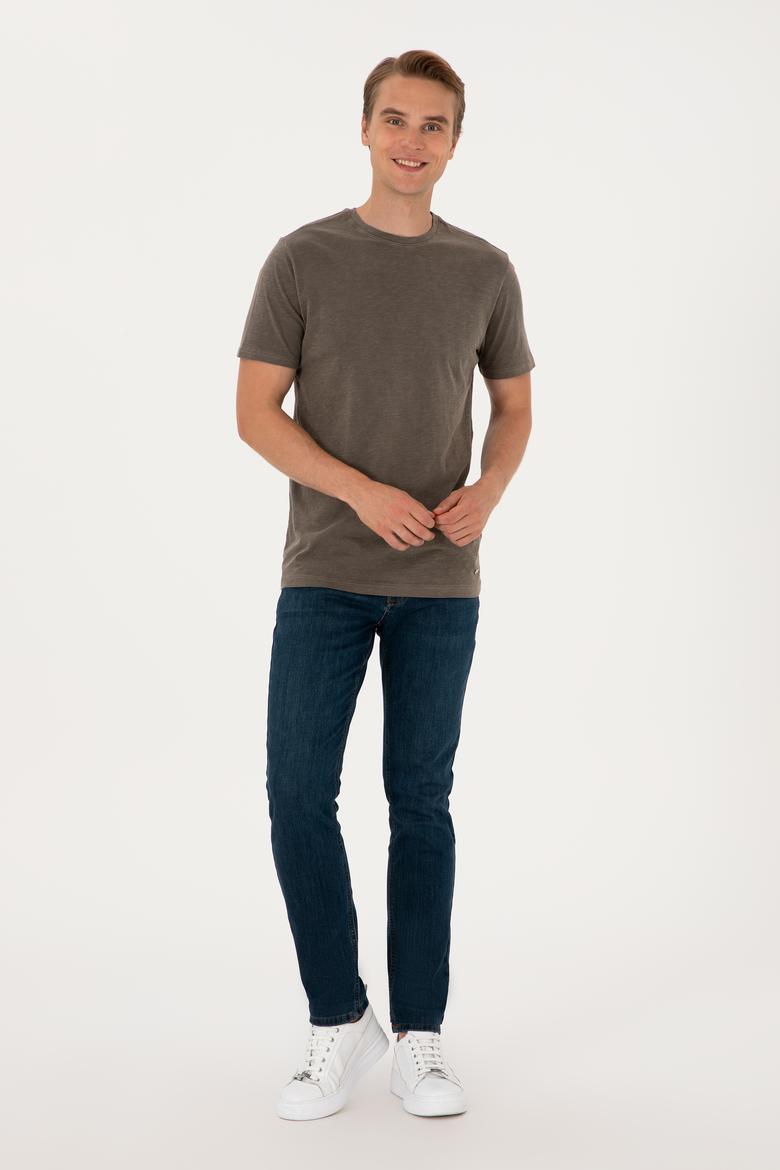 Erkek Vizon Basic Tişört - 50297987063