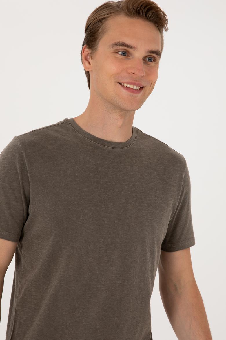 Erkek Vizon Basic Tişört - 50297987063