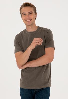 Erkek Vizon Basic Tişört - 50297987063