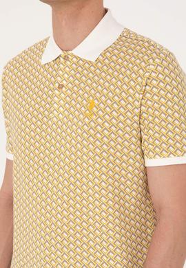 Erkek Regular Fit Açık Haki Polo Yaka Tişört - 50311937009